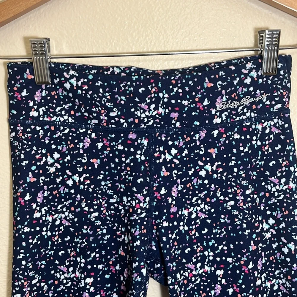 Eddie Bauer Navy Speckled Leggings Pants